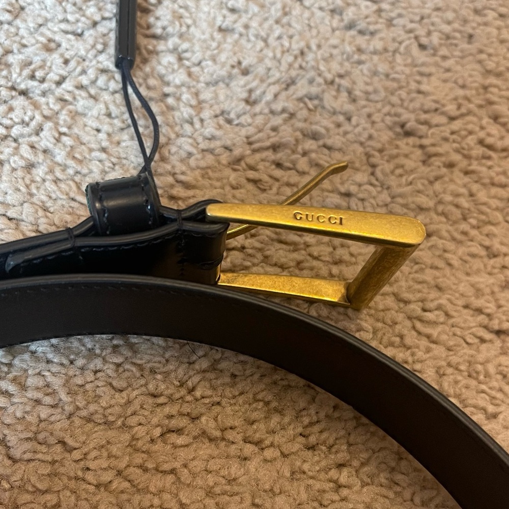 🌟NWT🌟 MENS LEATHER GUCCI BELT SIZE: GUCCI 100 - Picture 7 of 12